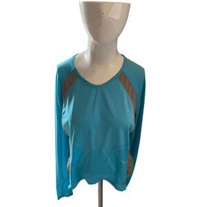 The North Face Active Wear for Women Long Sleeves Sz M Blue